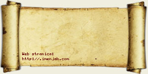 Irena Jovović vizit kartica